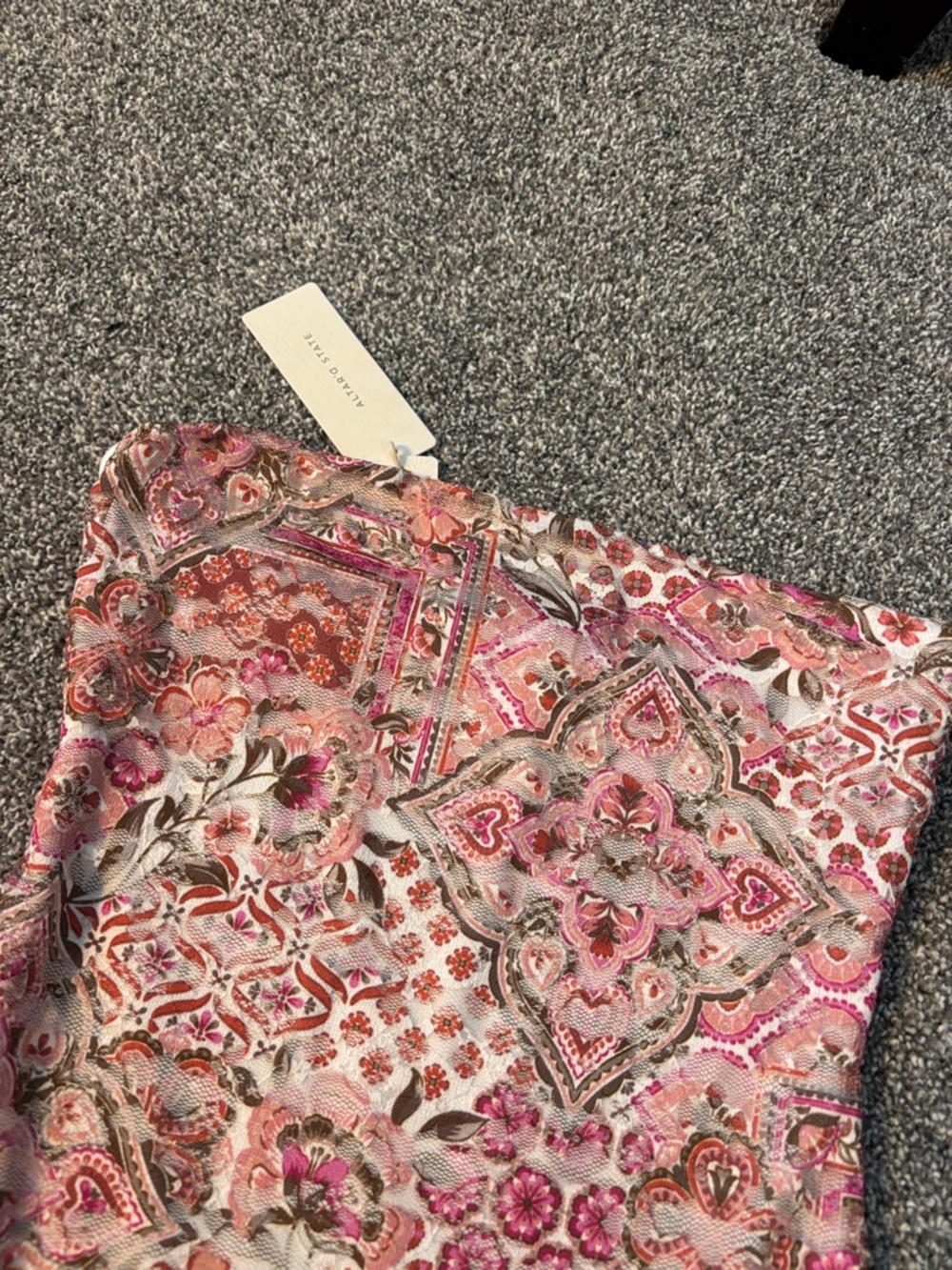 Super Cute Strapless Boho Mini Dress by Altar’d State Small - Picture 4 of 11